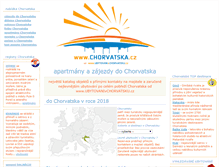 Tablet Screenshot of chorvatska.cz